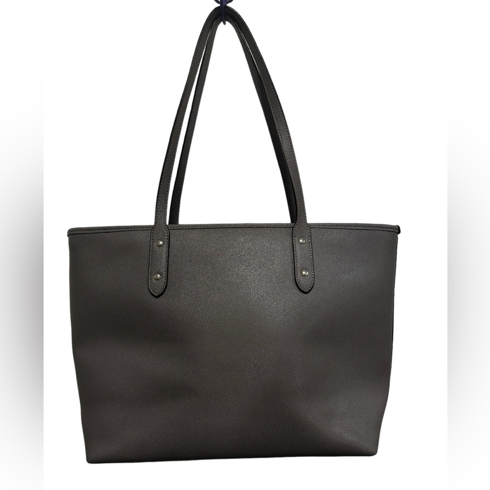 Gray Coach Tote